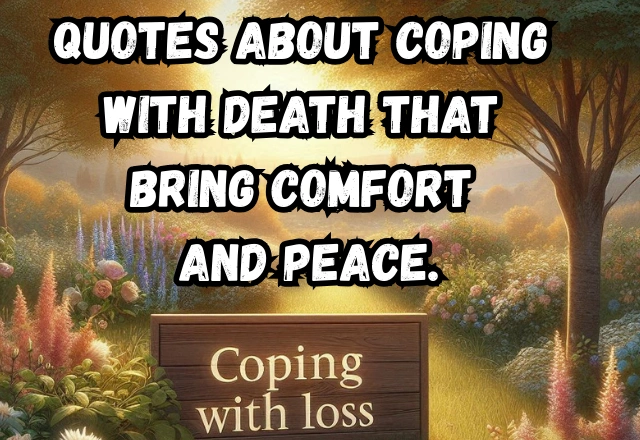 Quotes About Coping with Death
